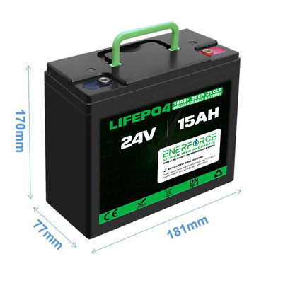 15AH 24V LFP バッテリー モビリティ スクーター ゴー・カート ゴルフカート
