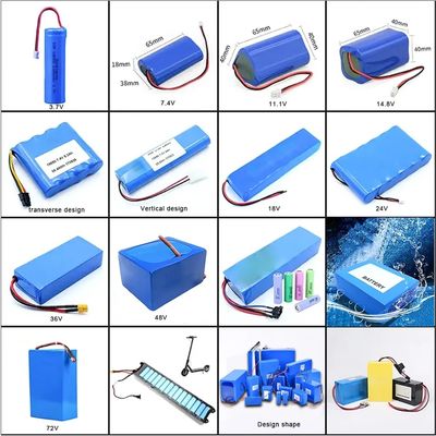 高性能 3S1P 18650 バッテリー パック 11.1V 2600mAh 頑丈なアプリケーション