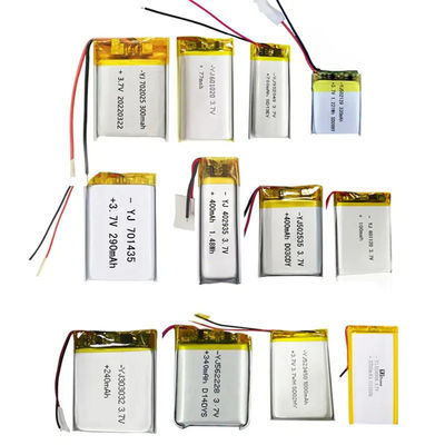 オーダーメイド リチャージ可能なリチウムポリマーバッテリー 3.7V 8mAh - 20000mAh 容量