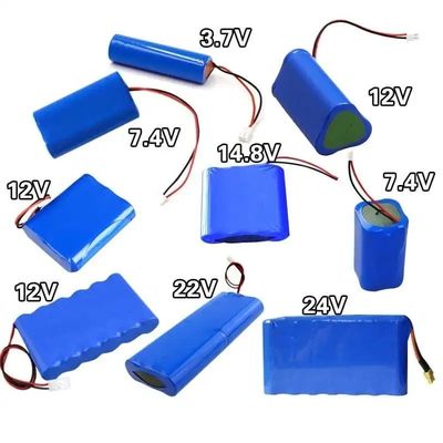 リチャージ可能な LiFePO4 18650 バッテリー パック 12.8V 50Ah 4000 倍 サイクル 寿命