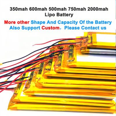 カスタムリチウムポリマーバッテリー 再充電可能な高容量3.7V 5000mAh LIPOバッテリー