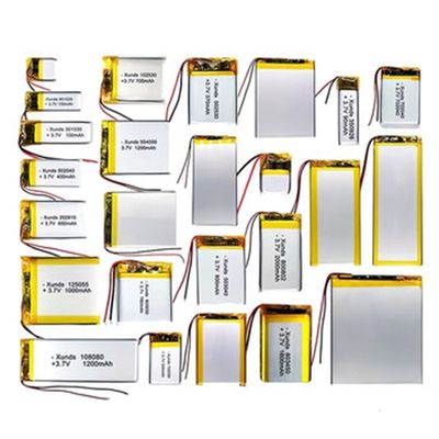 OEM リチウムポリマー LIPO バッテリー 3.7V 480mAh 800 サイクル 762924P-1S1P