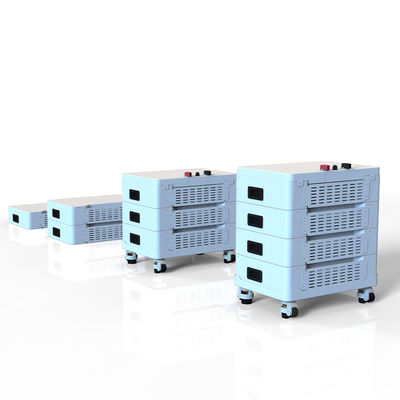 OEM 51.2V 10KW Lifepo4 太陽光発電システムのための積み重ね可能なリチウム電池パック