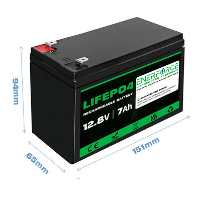 12V 7Ah EV LiFePO4 バッテリー 充電可能 組み込み BMS 子供用おもちゃ車用