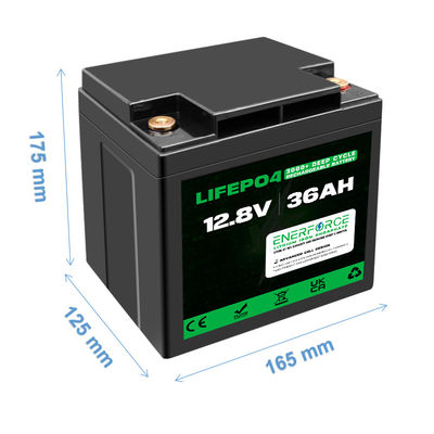 36Ah 12V LiFePO4 リチウム電池 電気工具と電気玩具のための充電可能