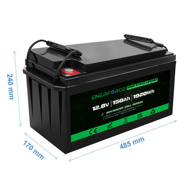 OEM 12V 150Ah LiFePO4 バッテリー パック EPS システム 緊急電源