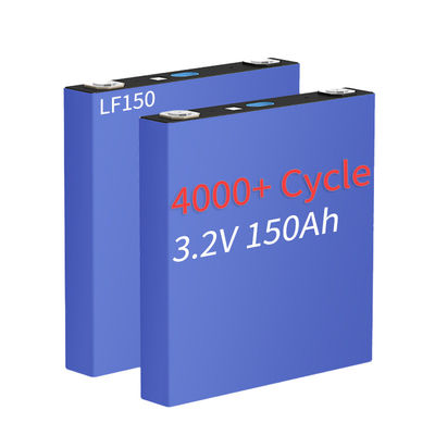 エネルギー力 3.2 V 150AH LiFePO4 プリズマセル 4000 サイクル A グレード 2.83kg ボート用