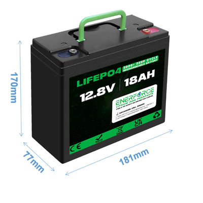 12V 18Ah LiFePO4 再充電電池 電動三輪車 低速車