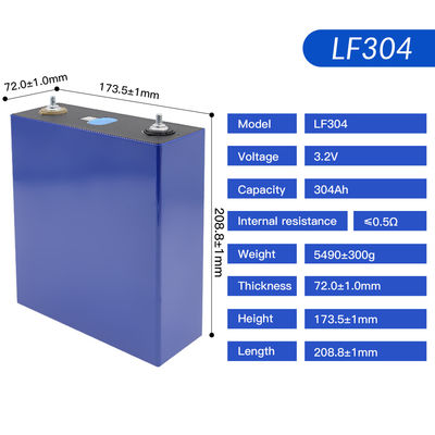 EVE Lifepo4 3.2V 304AH リチウム鉄リン酸 LFP バッテリー 太陽光発電のための4000サイクル