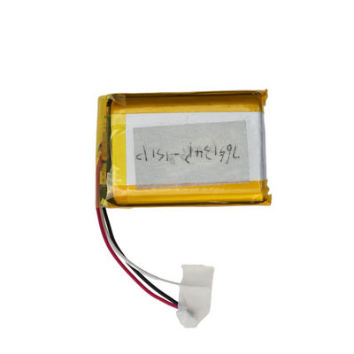 再充電可能なLIPOリチウムポリマーバッテリー 3.7V 1350mAh 工業用