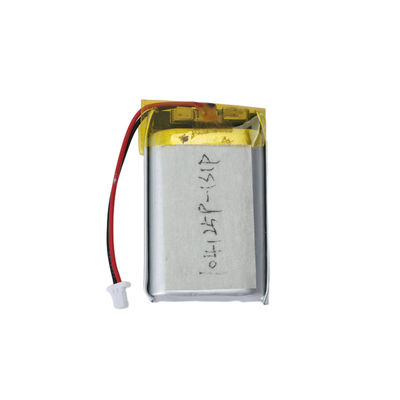 OEM LIPO リチャージ可能なリチウムイオンポリマーバッテリー 3.7V 1100mAh 800 サイクル寿命