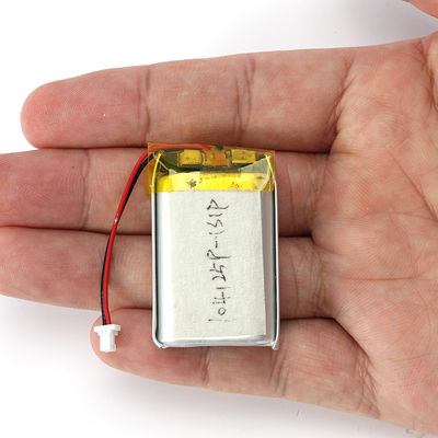104125 スピーカー リチウムポリマー バッテリー 3.7V 1100mAh JSTコネクタ付き