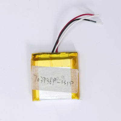 OEM リチャージ可能なリチウムポリマー電池 703736 リポ電池 3.7 V 1000mAh