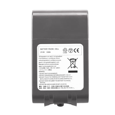 21.6v 2000mah ダイソンV6掃除機 バッテリー交換 2.0ah リオン電池