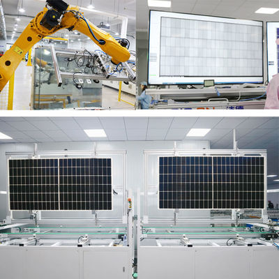 500W 550W 二面光電パネル 48V 太陽光 二面光電パネル