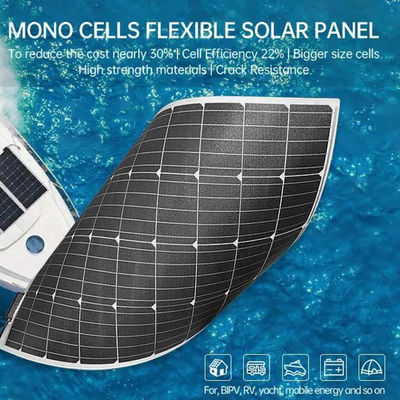 OEM 携帯 モバイル 100W 柔軟な太陽光パネル ハイキング CE CB TUV 認定