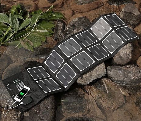 26W 太陽光 折りたたむ ソーラーパネル キャンプ 旅行 緊急充電器