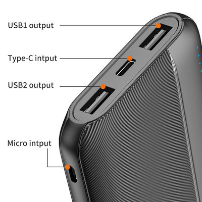 ポータブル モバイル ウルトラ スリム パワーバンク 10000mah 20000mah リポリマー バッテリー
