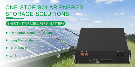 10kWh 51.2V 200Ah LiFePO4 ラックマウント リチウム電池