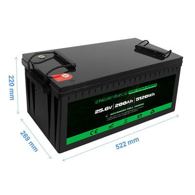 LFP 24v 200ah Lifepo4 バッテリー ブラック 家電用 太陽光エネルギー貯蔵システム